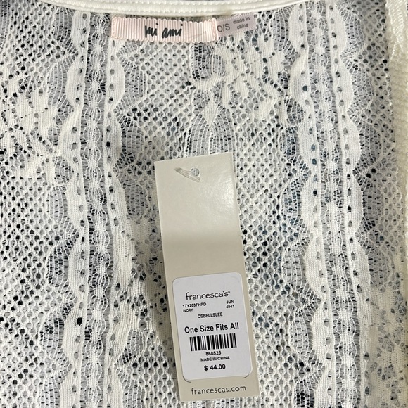 🍎Francesca’s - Ivory Swim Coverup - Picture 4 of 7